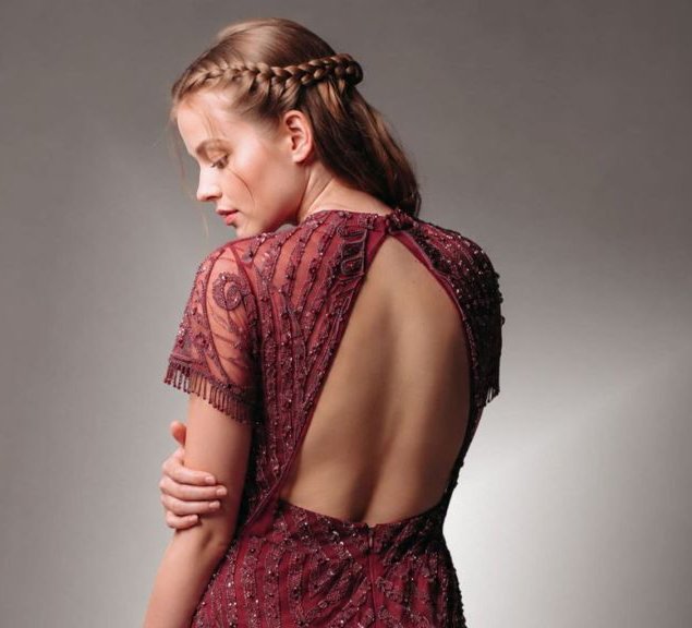 Elegant contemporary women's fashion editorial